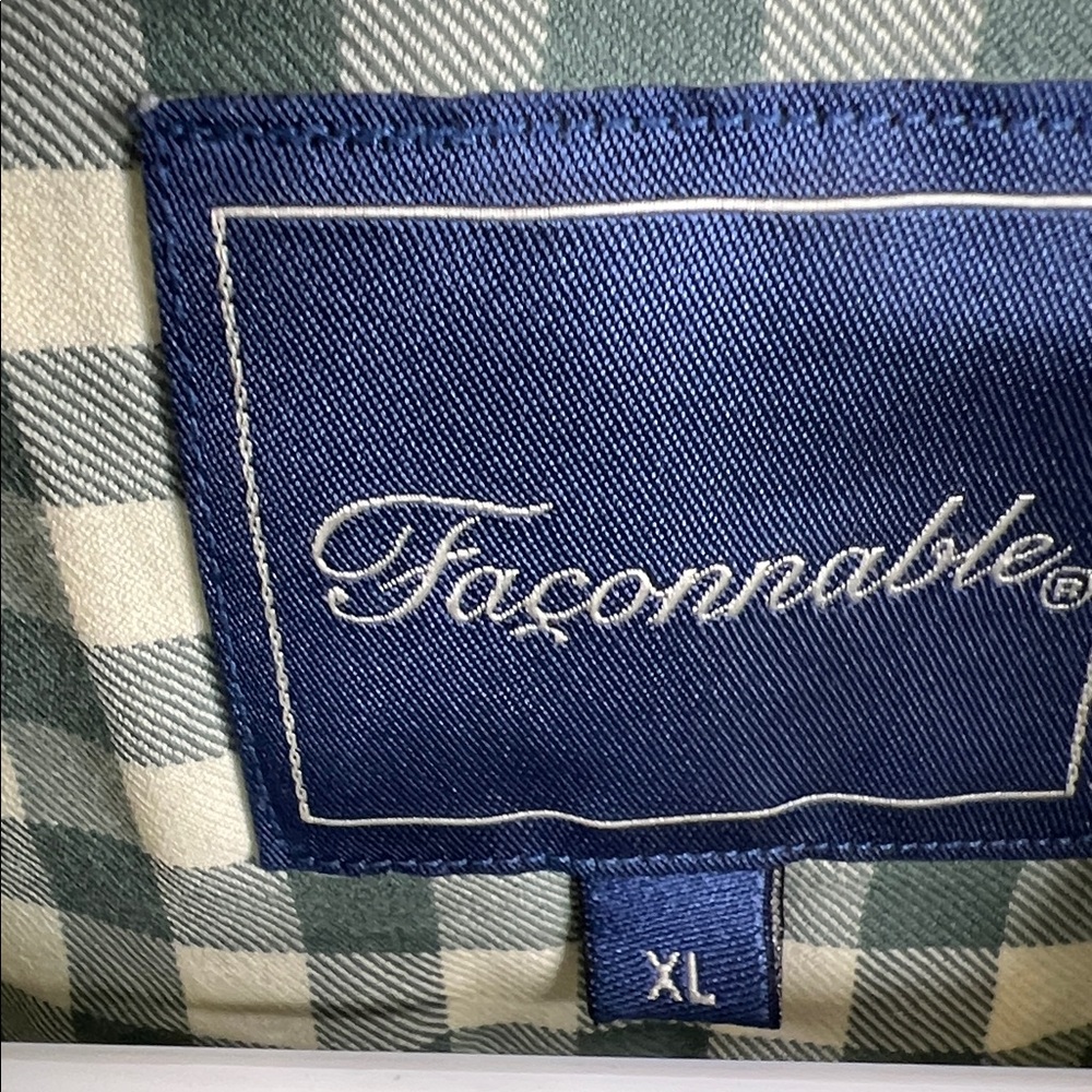 Faconnable Button Down Size XL - image 3